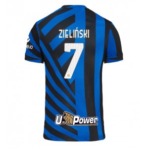 Inter Milan Piotr Zielinski #7 Hjemmebanetrøje 2024-25 Kort ærmer